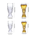 2026 World Soccer Cup Trophy Beer Glass | Football Fan Souvenir & Gift