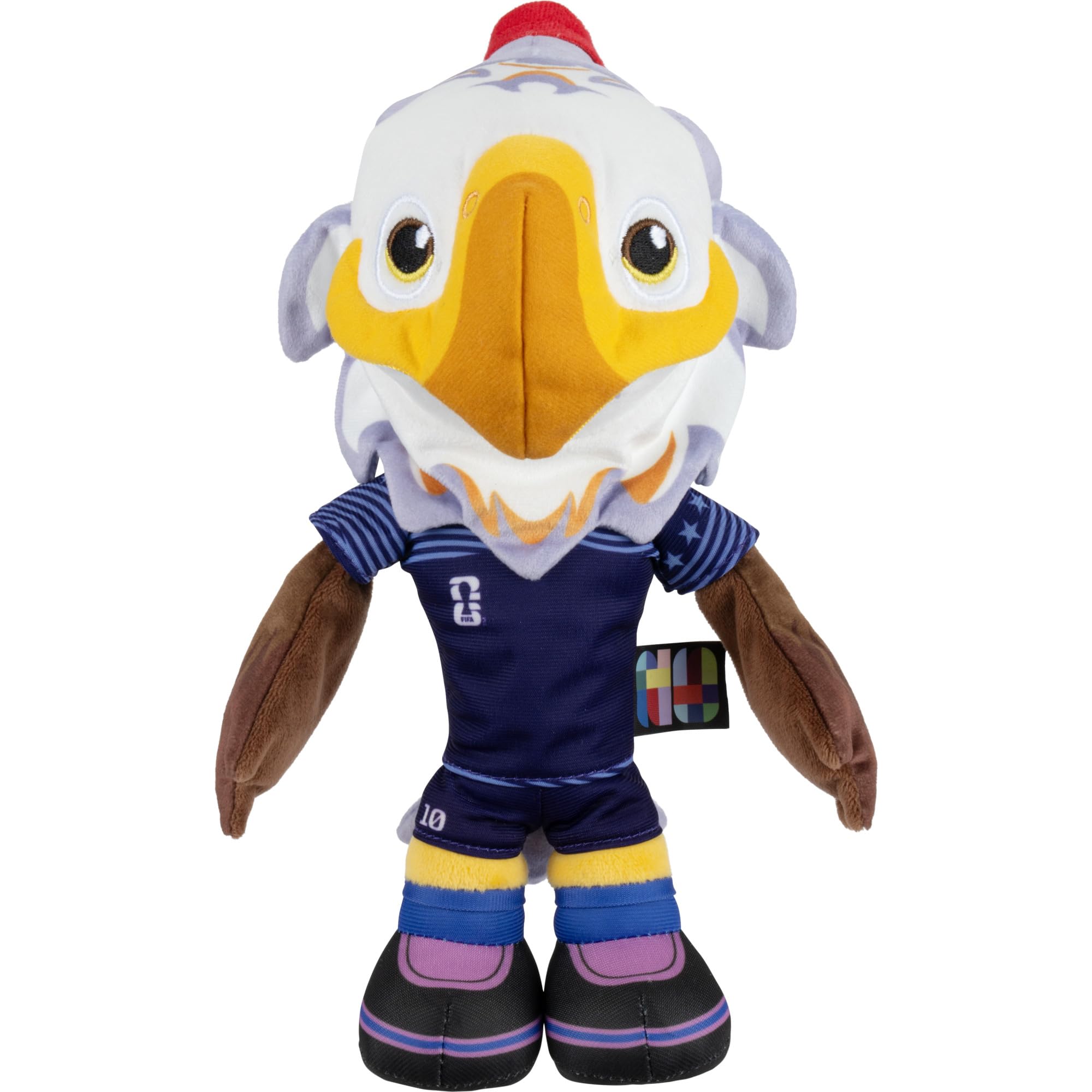 Jazwares FIFA® World Cup 2026 Mexico 8-Inch Plush - Official Zayu™ The Jaguar Mascot with Green Uniform, Soft Collectible Toy for Fans - Ages 3+