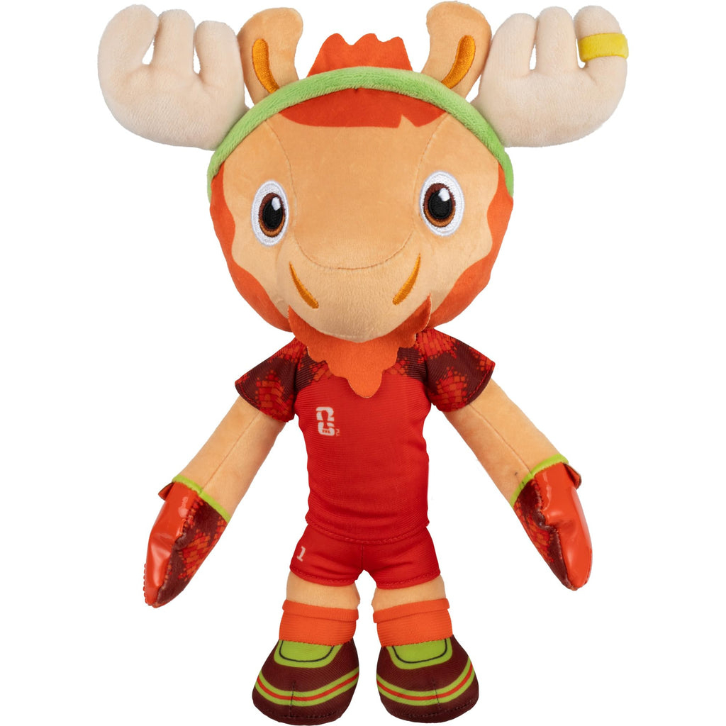 Jazwares FIFA® World Cup 2026 Mexico 8-Inch Plush - Official Zayu™ The Jaguar Mascot with Green Uniform, Soft Collectible Toy for Fans - Ages 3+