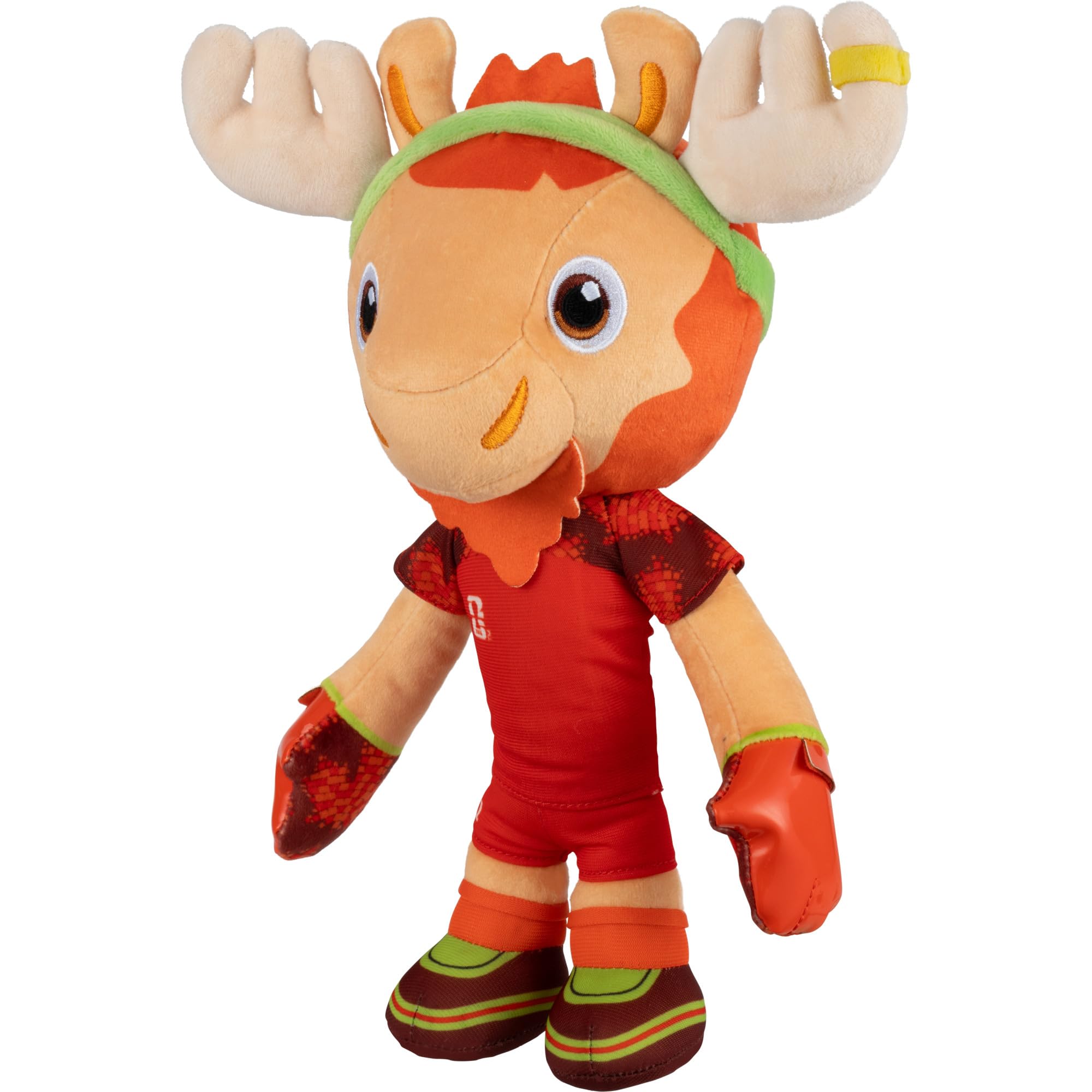 Jazwares FIFA® World Cup 2026 Mexico 8-Inch Plush - Official Zayu™ The Jaguar Mascot with Green Uniform, Soft Collectible Toy for Fans - Ages 3+