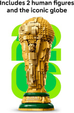 LEGO Editions FIFA World Cup Official Trophy Building Set - Kit for Display in Bedroom, Home Office, Book Shelf - Soccer Fans Collectible - with World Cup 2026 Minifigure - Gift for Fans - 43020
