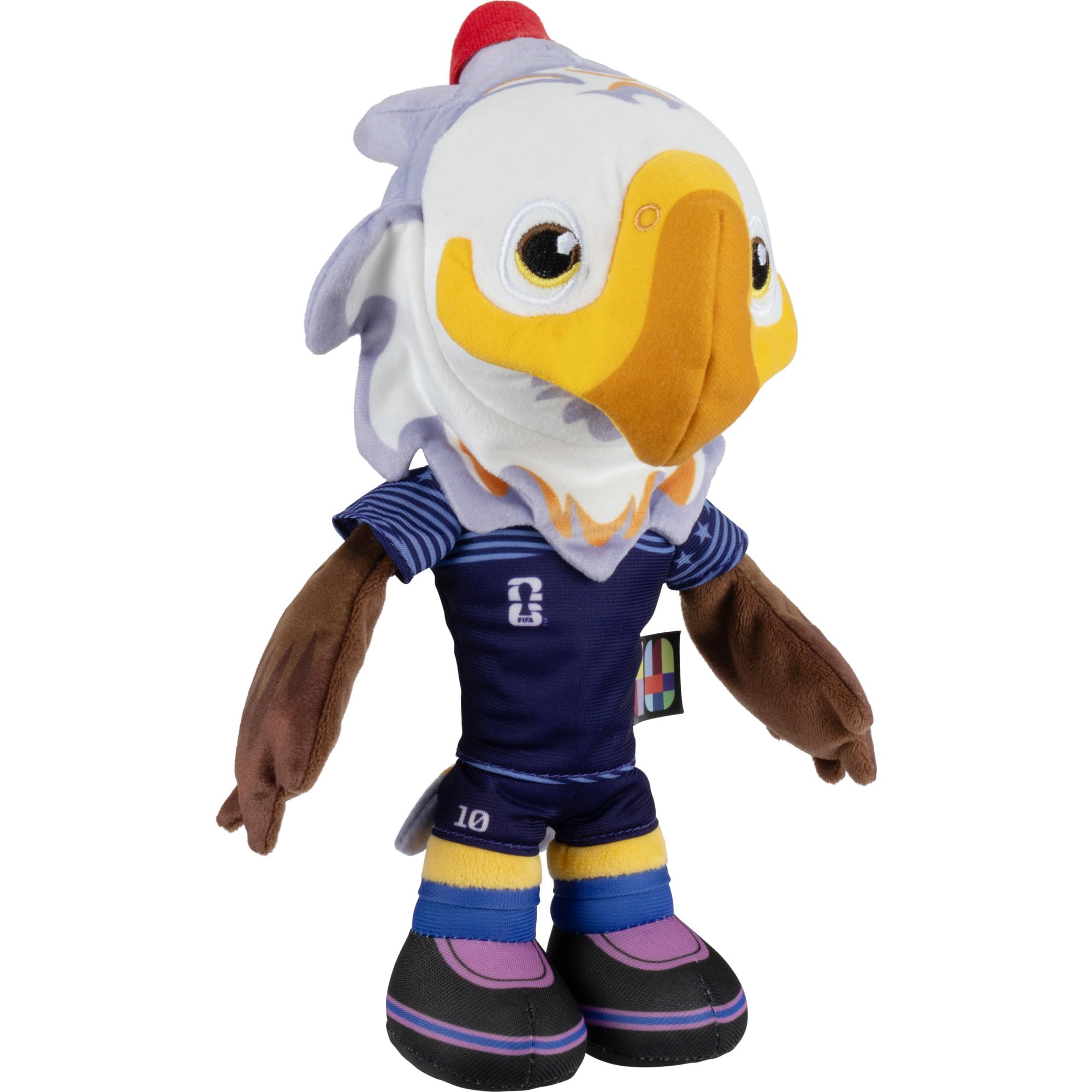 Jazwares FIFA® World Cup 2026 Mexico 8-Inch Plush - Official Zayu™ The Jaguar Mascot with Green Uniform, Soft Collectible Toy for Fans - Ages 3+