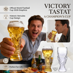 2026 World Soccer Cup Trophy Beer Glass | Football Fan Souvenir & Gift