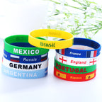 Qatar World Cup Football Silicone Bracelet Sports Wristband